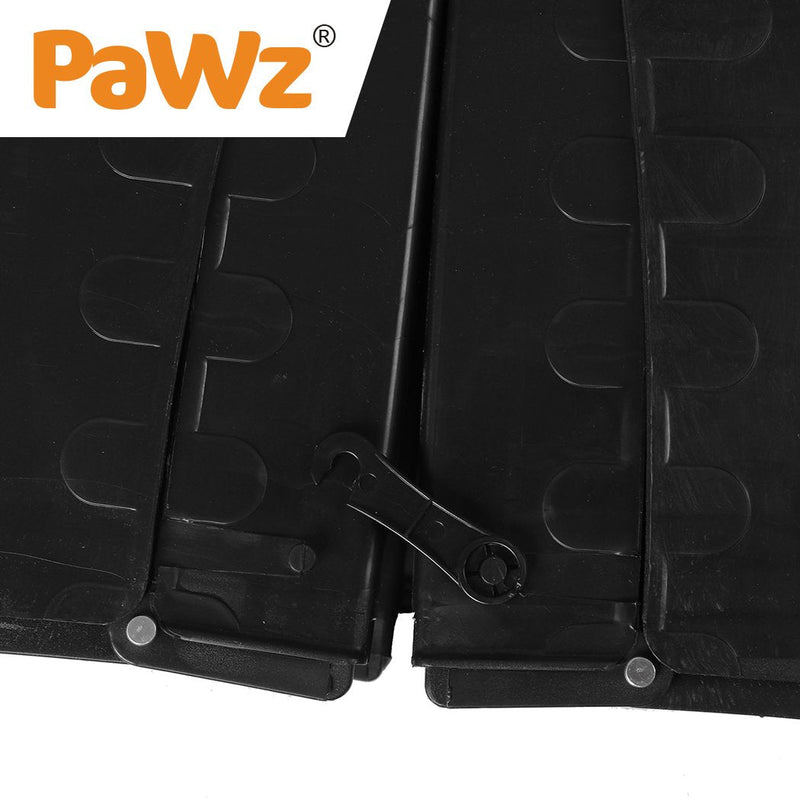 PaWz Dog Ramp For Car Suv Travel Stair Step Foldable Portable Lightweight Ladder