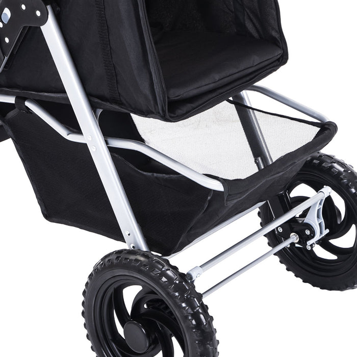 dog stroller nz PaWz 3 Wheels Foldable Large Pet Stroller