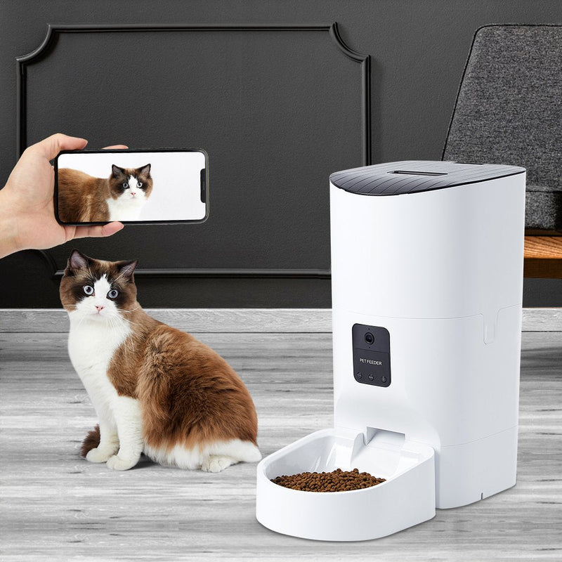 Pawz Auto Feeder Pet Automatic Camera Cat Dog Smart Hd Wifi App Food Dispenser