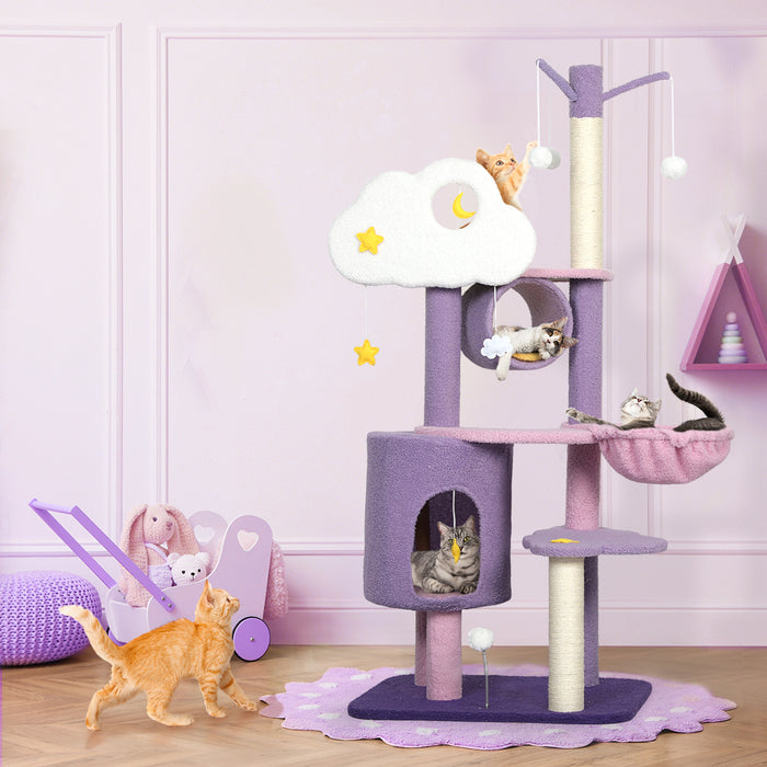 PaWz Cat Tree Kitten Furniture Condo Post Scratching Multi-Level Tower