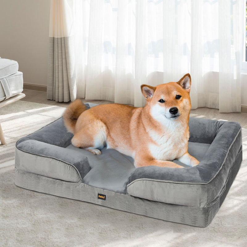 PaWz Memory Foam Pet Sofa Bed Cushion Dog Mat Washable Removable Orthopedic