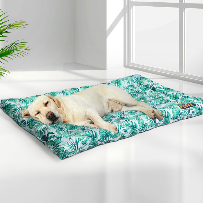 PaWz Pet Cool Gel Mat Cat Rectangle Bed Dog Bolster Waterproof Self-cooling Pads Summer
