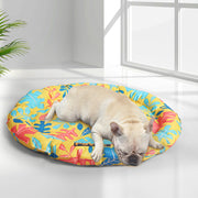 PaWz Pet Cool Gel Mat Cat Round Bed Dog Bolster Waterproof Self-cooling Pads Summer