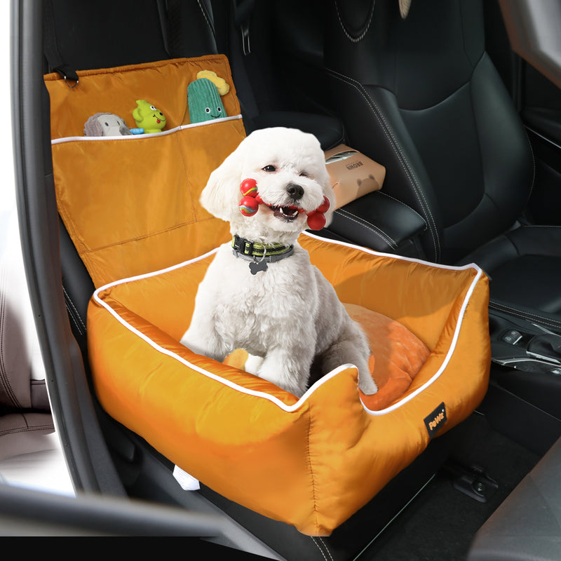 PaWz Dog Car Booster Seat Belt Pet Backrest Safe Protector Waterproof Travel Bed