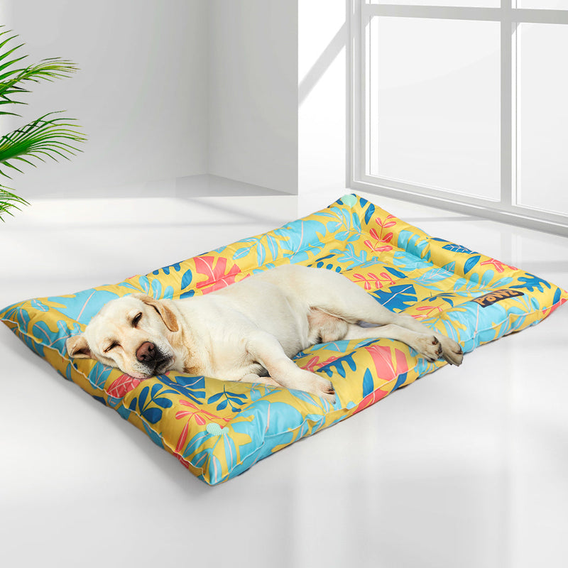 PaWz Pet Cool Gel Mat Cat Rectangle Bed Dog Bolster Waterproof Self-cooling Pads Summer