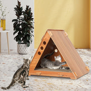 PaWz Cat Scratcher Scratching Board Corrugated Cardboard Condo House Large
