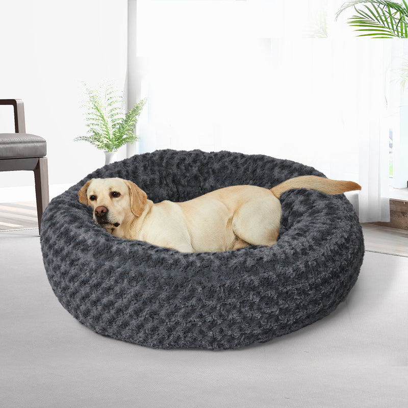 PaWz Calming Dog Bed Warm Soft Plush Pet Cat Cave Washable Portable