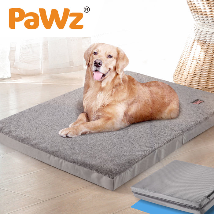 PaWz Pet Bed Foldable Dog Puppy Beds Cushion Pad Pads Soft Plush