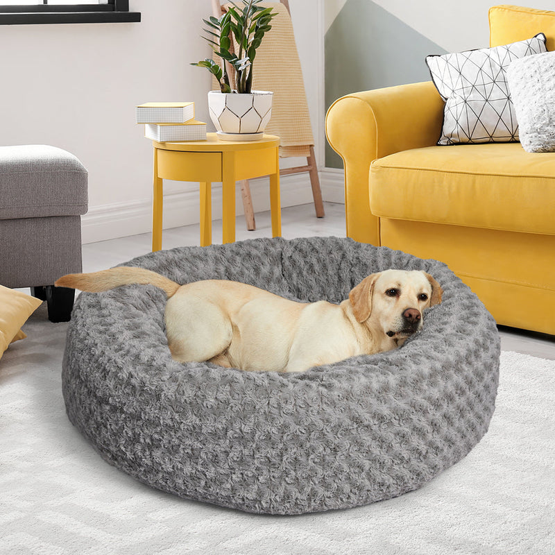 PaWz Calming Dog Bed Warm Soft Plush Pet Cat Cave Washable Portable