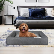 PaWz Memory Foam Pet Bed Calming Dog Cushion Orthopedic Mat Washable Removable L