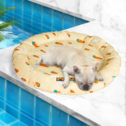 PaWz Pet Cool Gel Mat Cat Round Bed Dog Bolster Waterproof Self-cooling Pads Summer