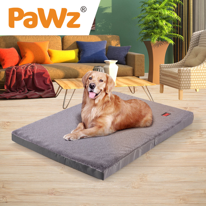 PaWz Pet Bed Foldable Dog Puppy Beds Cushion Pad Pads Soft Plush