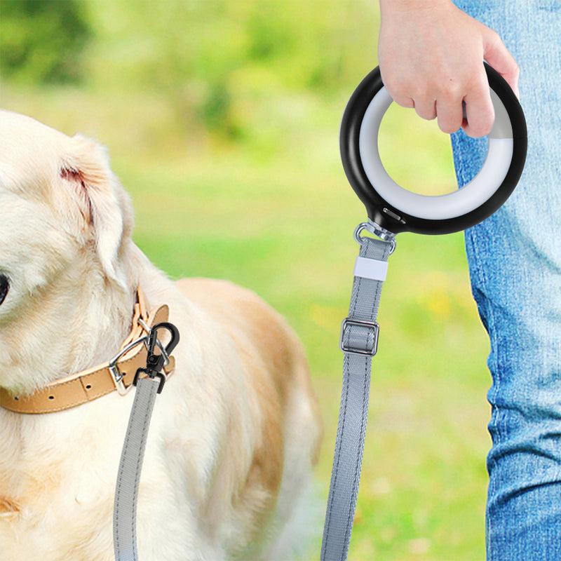 PaWz LED Dog Leash Lead Walking Rope Flashlight Heavy Duty 45kg Capacity White