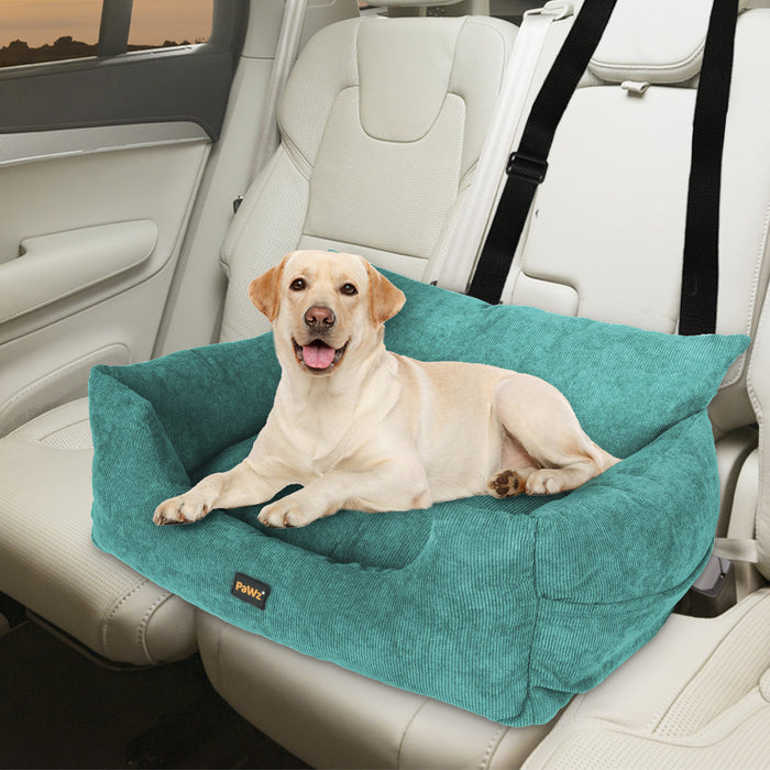 PaWz Pet Car Booster Seat Dog Protector Portable Travel Bed Removable