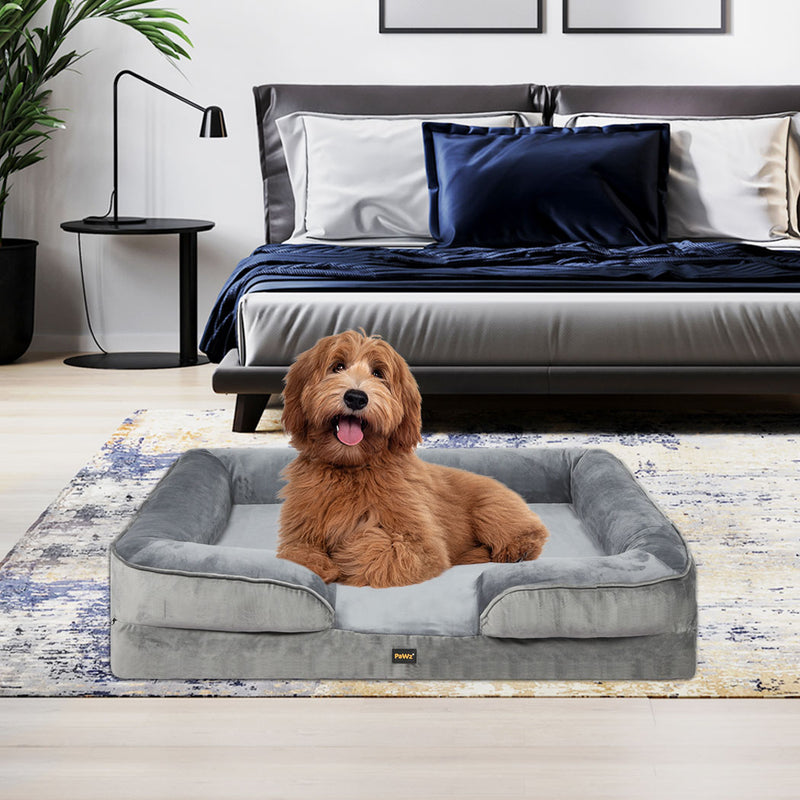PaWz Memory Foam Pet Sofa Bed Cushion Dog Mat Washable Removable Orthopedic