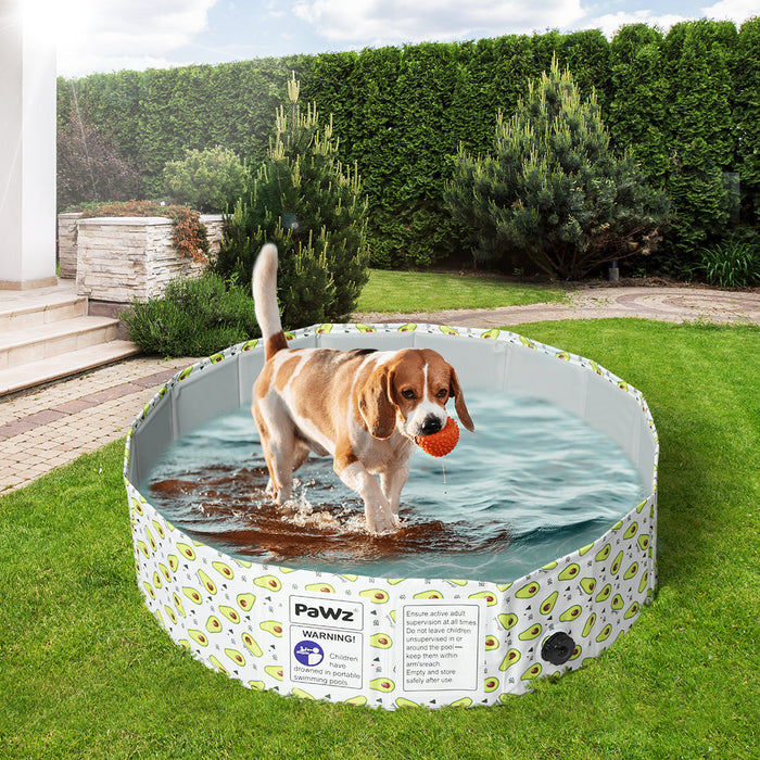 PaWz Portable Pet Swimming Pool Kids Dog Washing Bathtub Outdoor Foldable