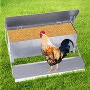 Traderight Automatic Chicken Feeder Self Open Poultry with 10KG Capacity