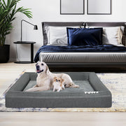 PaWz Memory Foam Pet Bed Calming Dog Cushion Orthopedic Mat Washable Removable L