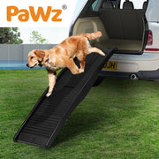 PaWz Dog Ramp For Car Suv Travel Stair Step Foldable Portable Lightweight Ladder