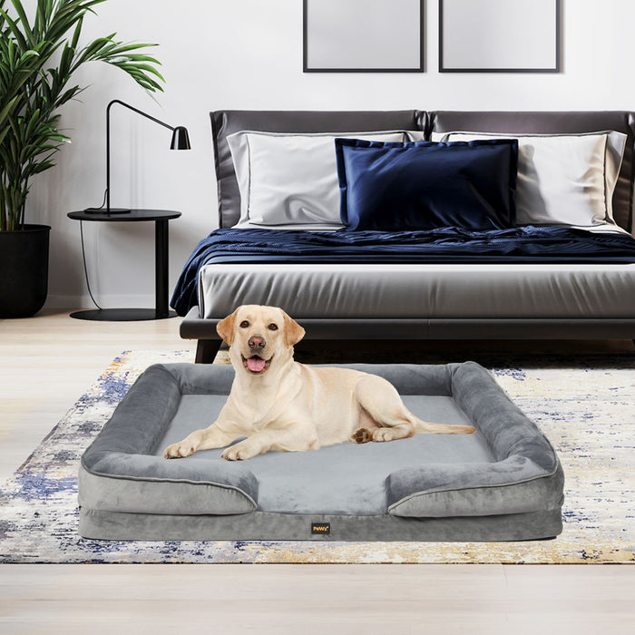 PaWz Memory Foam Pet Sofa Bed Cushion Dog Mat Washable Removable Orthopedic