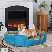 PaWz Electric Pet Heater Bed Heated Mat Cat Dog Heat Blanket Removable Cover