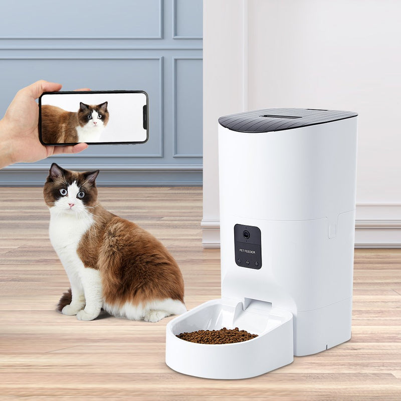 Pawz Auto Feeder Pet Automatic Camera Cat Dog Smart Hd Wifi App Food Dispenser