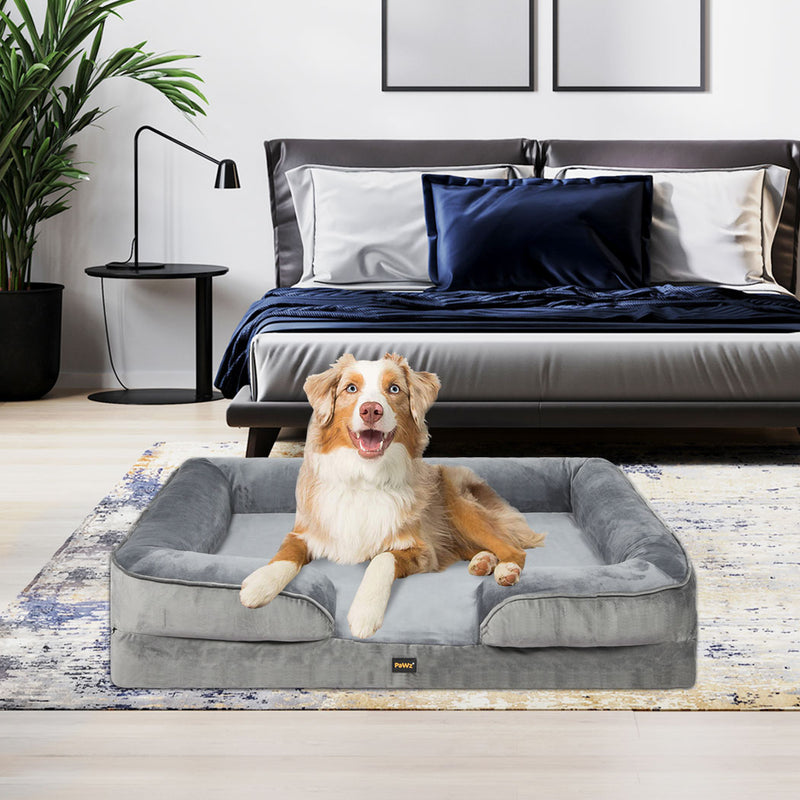 PaWz Memory Foam Pet Sofa Bed Cushion Dog Mat Washable Removable Orthopedic