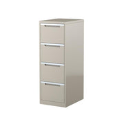 Steelco Four Drawer Vertical Filing Cabinet Beige