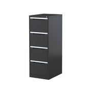 Steelco Four Drawer Vertical Filing Cabinet Graphite Ripple