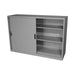 Two Shelves Sliding Door Cabinet