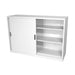 Two Shelves Sliding Door Cabinet