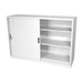 Two Shelves Sliding Door Cabinet